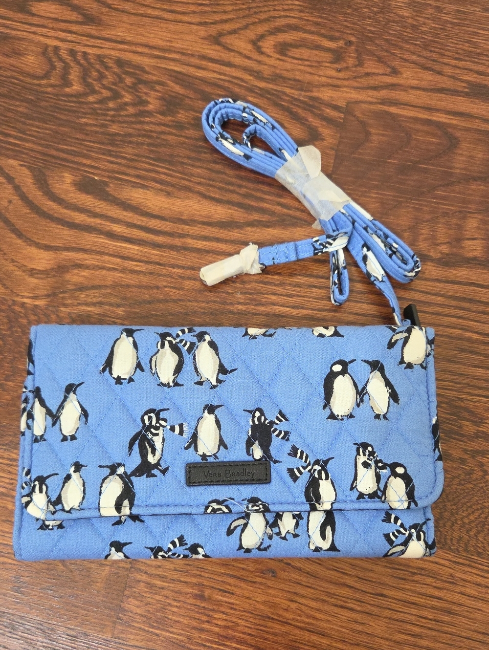 VERA BRADLEY Penguin Wallet Crossbody